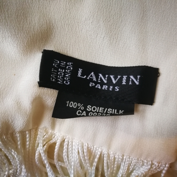 Lanvin Silk Scarf - Picture 2 of 2
